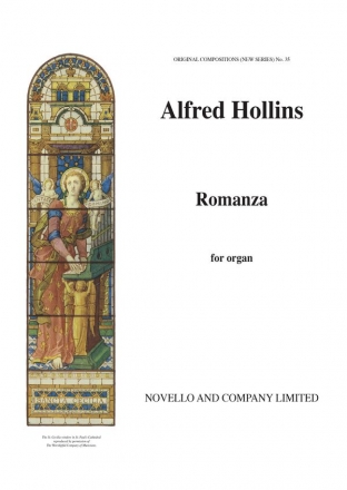Alfred Hollins, Romanza For Organ Orgel Buch