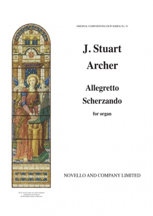 J. Stuart Archer, Allegretto Scherzando Orgel Buch