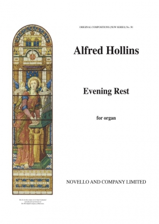 Alfred Hollins, Evening Rest For Organ Orgel Buch