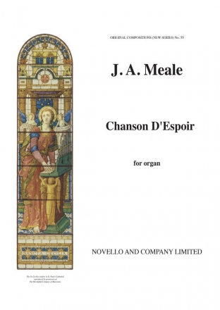 John Arthur Meale, Chason D'espoir Organ Orgel Buch