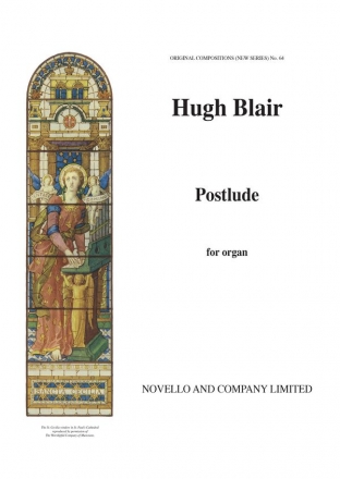 Hugh Blair, Postlude Orgel Buch