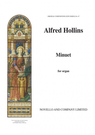 Alfred Hollins, Minuet For Organ Orgel Buch