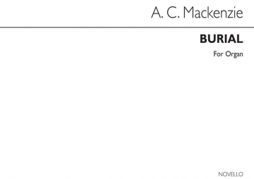 Alexander Mackenzie, Burial Op27 No.3 Organ Orgel Buch