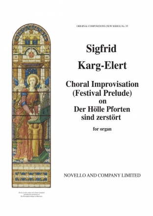 Sigfrid Karg-Elert, Choral Improvisation Orgel Buch