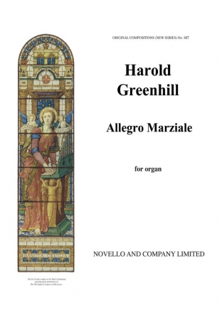 Harold Greenhill, Allegro Marziale Organ Orgel Buch