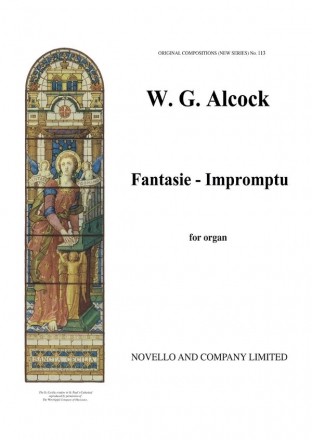 Walter G. Alcock, Fantasie-Impromptu For Organ Orgel Buch