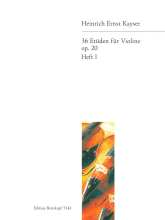 36 Etden op.20 Band 1 fr Violine