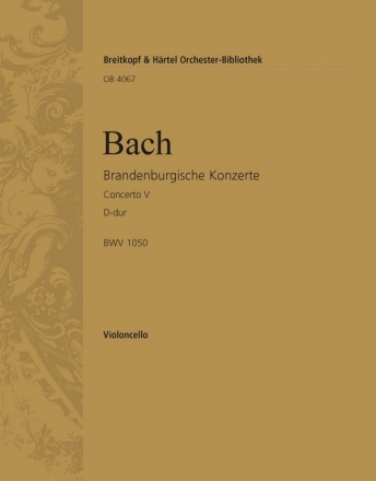 Brandenburgisches Konzert D-Dur Nr.5 BWV1050 fr Orchester Violoncello