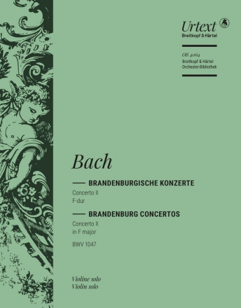Brandenburgisches Konzert F-Dur Nr.2 BWV1047 fr Orchester Violine solo