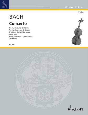 Concerto d-Moll BWV 1043 fr 2 Violinen und Klavier