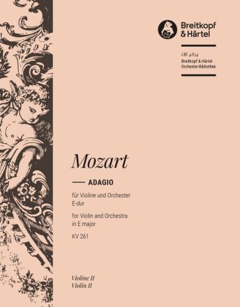 Adagio E-Dur KV261 fr Violine und Orchester Violine 2