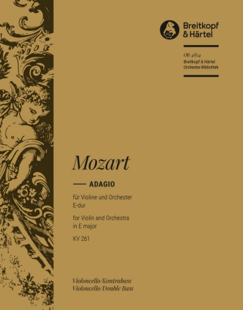 Adagio E-Dur KV261 fr Violine und Orchester Violoncello / Kontrabass