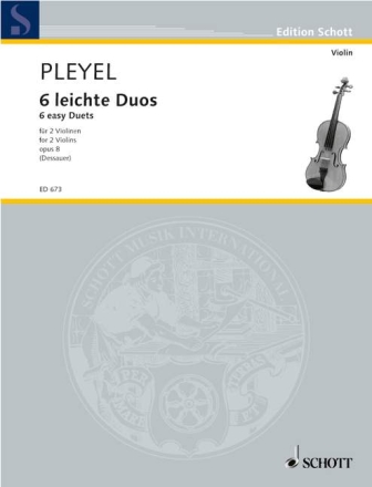 6 leichte Duos op. 8 für 2 Violinen