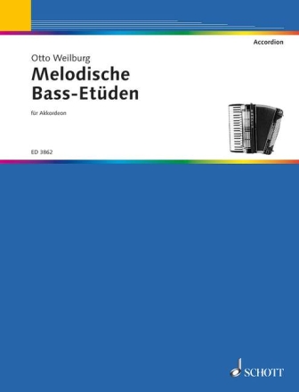 Melodische Bass-Etden fr chromatisches Akkordeon