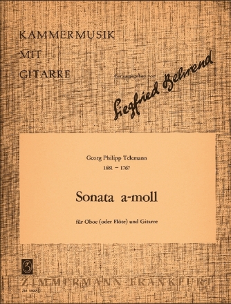 Sonate a-Moll D821 fr Oboe (Flte) und Gitarre
