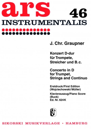 Konzert D-Dur für Trompete, Streicher und Bc für Trompete und Klavier