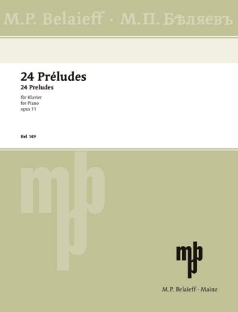 24 Preludes op.11 fr Klavier