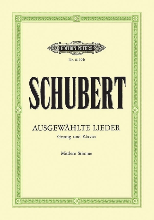 Ausgewhlte Lieder fr Gesang (mittel) und Klavier