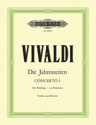Konzert E-Dur op.8,1 fr Violine und Streicher fr Violine und Klavier