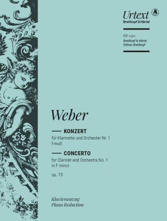 Konzert f-Moll Nr.1 op.73 für Klarinette und Orchester für Klarinette und Klavier
