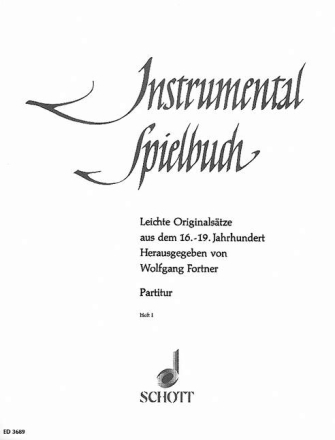 Instrumental-Spielbuch Band 1 fr Orchester Partitur