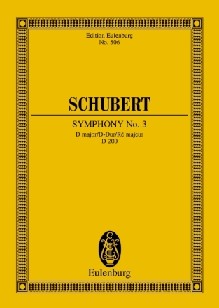 Sinfonie D-Dur Nr.3 fr Orchester Studienpartitur