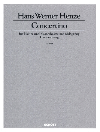 Concertino fr Klavier und Blasorchester mit Schlagzeug Klavierauszug - fr 2 Klaviere