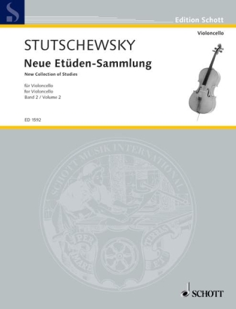 Stutschewsky, Joachim: Neue Etden-Sammlung Band 2 fr Violoncello