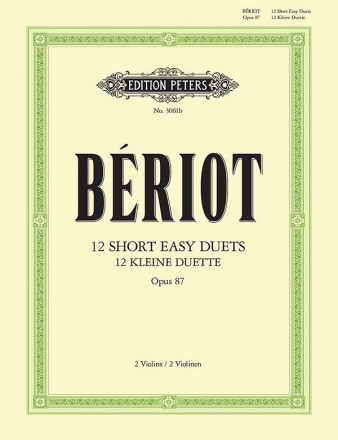 Petits duos faciles op.87 fr 2 Violinen Stimmen