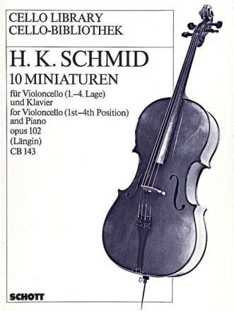 10 Miniaturen op.102 fr Violoncello und Klavier