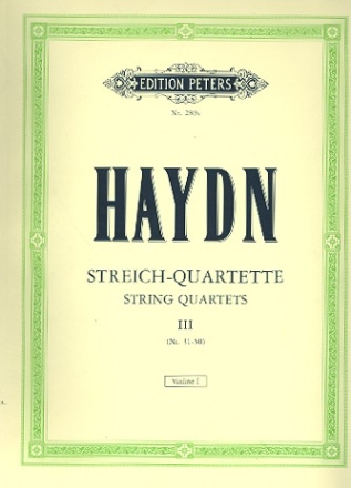 Streichquartette Band 3 (Nr.31-50) fr Streichquartett Stimmen