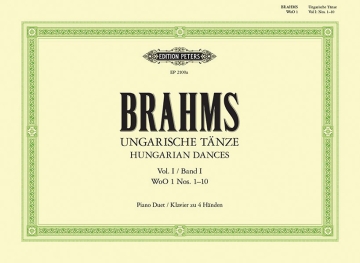 Ungarische Tänze Band 1 WoO1 (Nr.1-10) für Klavier zu 4 Händen