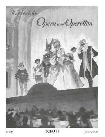 Opern und Operetten Band 1 fr Klavier zu 4 Hnden