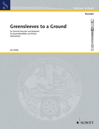 Greensleeves to a Ground - 12 divisions for soprano recorder and harpsichord