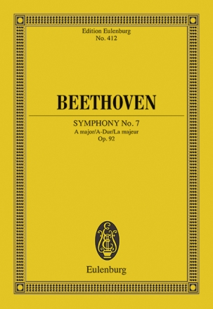 Sinfonie A-Dur Nr.7 op.92 für Orchester Studienpartitur