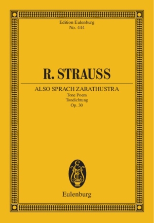 Also sprach Zarathustra op.30 fr Orchester Studienpartitur