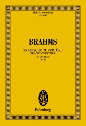 Tragische Overtüre d-Moll op.81 für Orchester Studienpartitur