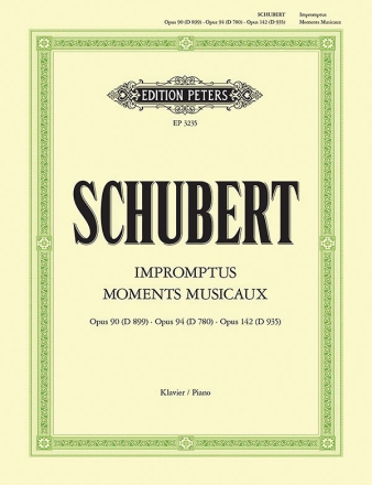 Impromptus und Moments musicaux op.90, 94 und 142 fr Klavier