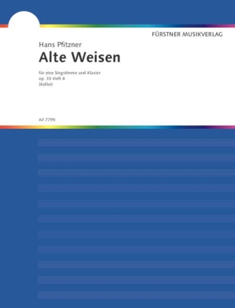 Alte Weisen op. 33 Band 2 - 8 Gedichte fr Singstimme und Klavier
