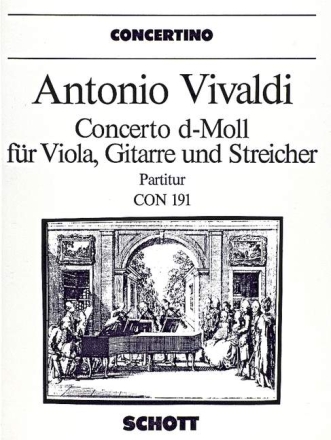 Concerto d-Moll RV 540 / PV 266 fr Viola, Gitarre und Streicher Partitur