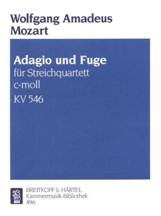 Adagio und Fuge c-Moll KV546 fr Streichquartett Stimmen