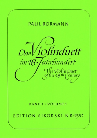 Das Violin-Duett im 18. Jahrhundert
