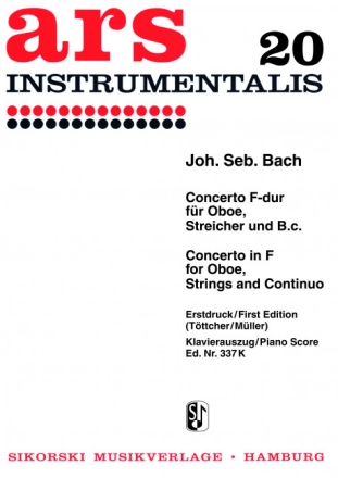 Konzert F-Dur  fr Oboe, Streicher und Bc fr Oboe und Klavier