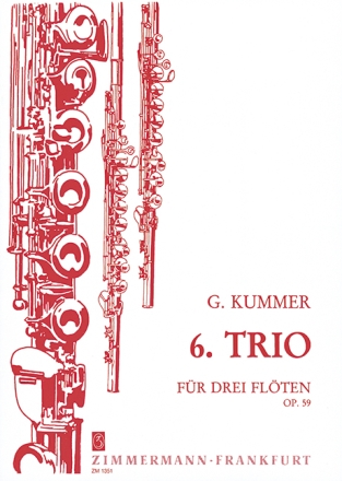 Trio Nr.6 op.59 fr 3 Flten Stimmen