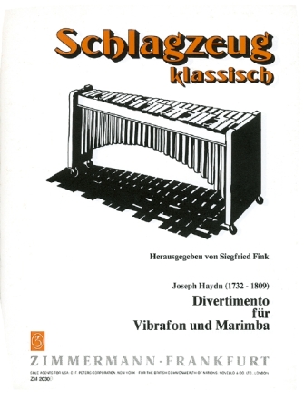 Divertimento fr Vibraphon und Marimba 2 Partituren
