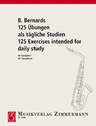 125 bungen als tgliche Studien fr Saxophon 