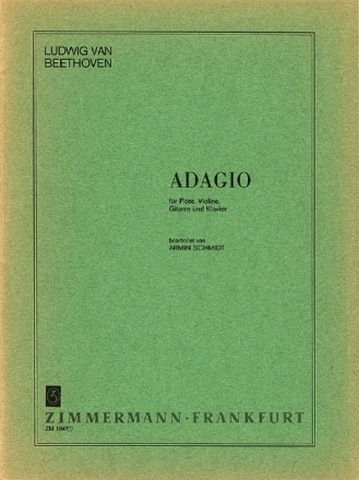 Adagio fr Flte, Violine, Gitarre und Klavier
