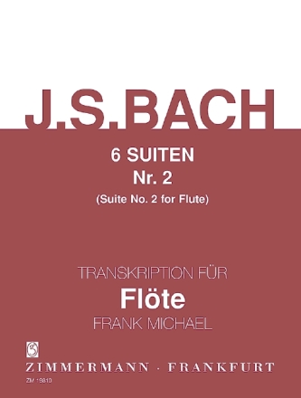 6 Suiten Band 2 (Nr.2) BWV1008 fr Flte solo