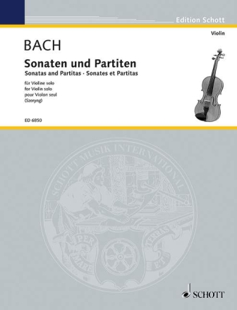 Sonaten und Partiten BWV1001-1006 fr Violine