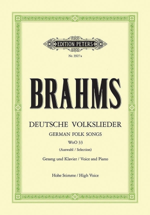 20 deutsche Volkslieder WoO33 (Auswahl) für hohe Singstimme und Klavier
